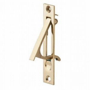 Ives 230B Sliding Door Edge Pull - Bright Brass
