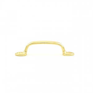 Ives 25A Screen Door Pull - Bright Brass