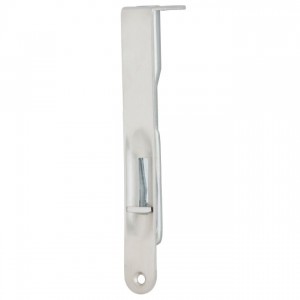 Ives 265B 6" Rounded Manual Flush Bolt - Satin Nickel