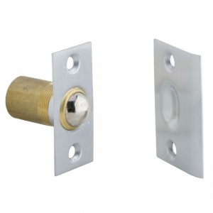 Ives 347B Dual Adjustable Ball Catch - Satin Chrome