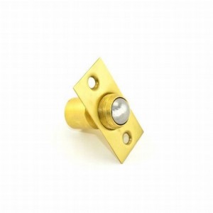 Ives 347B Dual Adjustable Ball Catch - Satin Brass