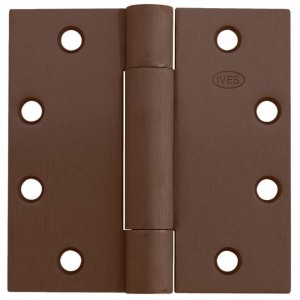 Ives 3CB1412 4-1/2" x 4-1/2" Full Mortise Three Knuckle Concealed Bearing Standard Weight Hinge - Oil Rubbed Bronze