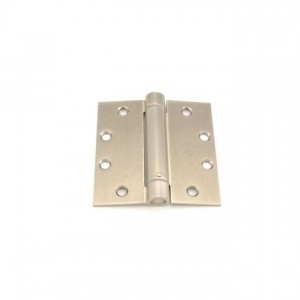 Ives 3SP1412 4-1/2" x 4-1/2" Standard Weight Spring Hinge - Satin Nickel