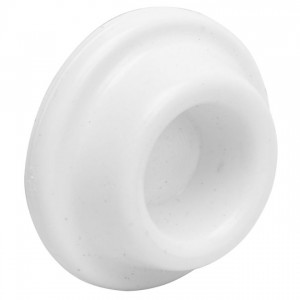 Ives 411R Adhesive Wall Door Stop - White