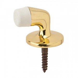 Ives 430M Floor Door Stop - Bright Brass