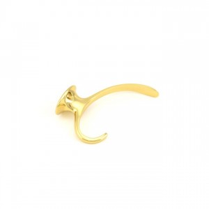 Ives 574B Coat and Hat Hook - Bright Brass