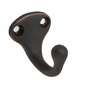Ives 581A Single Wardrobe Hook - Aged Bronze