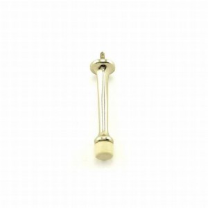 Ives 60A 3-3/4" Solid Door Stop - Bright Nickel