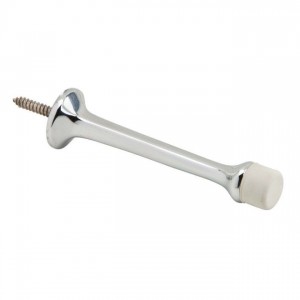 Ives 60MB 3-3/4" Solid Door Stop - Bright Chrome