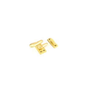 Ives 66A Casement Fastener with Multiple Strikes - Bright Brass