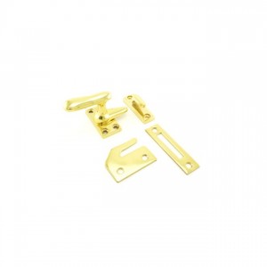 Ives 66B Casement Fastener with Multiple Strikes - Bright Brass