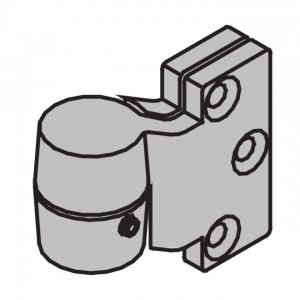 Ives 7212VINT Right Hand 3/4" Offset Jamb Mount Intermediate Pivot 200 Pound - Satin Stainless Steel