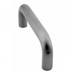 Ives 8102-0S 10" Straight Door Pull, 3/4" Round and 1-1/2" Clearance - Satin Stainless Steel