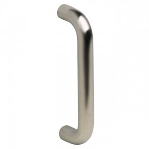 Ives 8103HD8 8" Straight Door Pull, 1" Round and 1-1/2" Clearance - Bright Stainless Steel