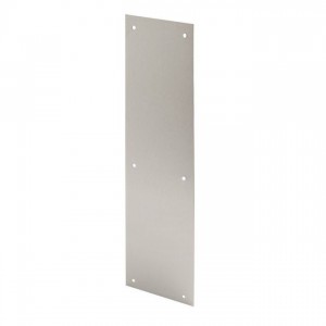 Ives 8200 4" x 16" Push Plate - Satin Nickel