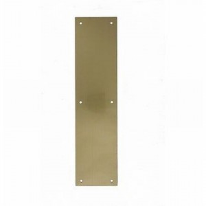 Ives 8200 3-1/2" x 15" Push Plate - Satin Brass