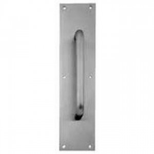 Ives 83026 6" Straight Pull 3/4" Round with 3-1/2" x 15" Plate - Oil Rubbed Bronze