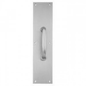 Ives 83115 5" Pull with 4" x 16" Plate - Oil Rubbed Bronze