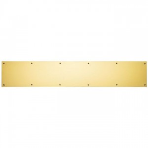 Ives 8400632 6" x 32" Kick Plate - Bright Brass