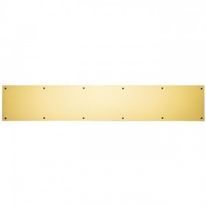 Ives 84001534 15" x 34" Kick Plate - Satin Brass