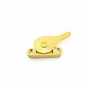 Ives 90A Side Window Lock - Bright Brass