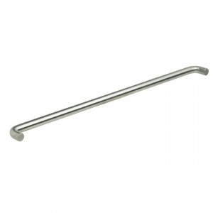 Ives 9100HD28 28" Push Bar, 1" Round and 2-1/2" Projection - Satin Nickel