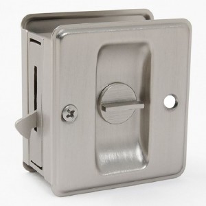Ives 991B Privacy Sliding Door Pull - Satin Nickel