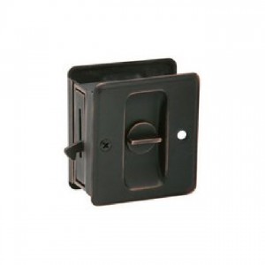 Ives 991B Privacy Sliding Door Pull - Aged Bronze