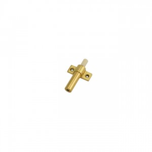 Ives CL14 Auxiliary Push Cabinet Latch - Bright Brass