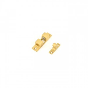 Ives CL21 4 Way Ball Catch Cabinet Latch - Satin Brass