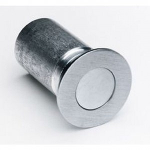 Ives DP1 Dust Proof Strike for Threshold Only - Bright Brass