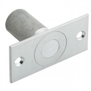 Ives DP2 Dust Proof Strike for Floor or Threshold - Satin Chrome