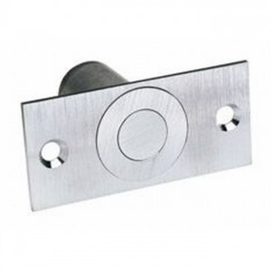 Ives DP2 Dust Proof Strike for Floor or Threshold - Bright Brass