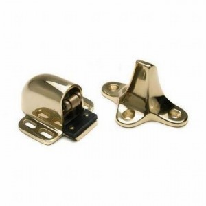 Ives FS42 Auto Floor Stop and Holder 1-1/8" to 1-9/16" Clearance - Bright Brass