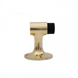 Ives FS444 Floor Stop with Masonry Mounting - Bright Brass