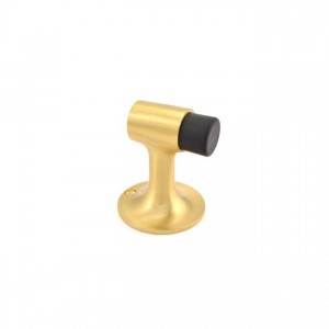 Ives FS444 Floor Stop with Masonry Mounting - Satin Brass