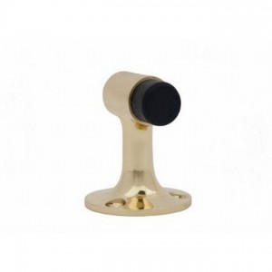 Ives FS448 Heavy Duty Floor Stop with Wood Mounting - Bright Brass