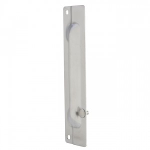 Ives LG13 7" x 1-1/2" Lock Guard - Satin Stainless Steel