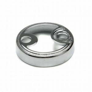 Ives R14 5/16" Riser for FS13 and FS17 Dome Stops - Bright Chrome