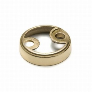 Ives R14 5/16" Riser for FS13 and FS17 Dome Stops - Bright Brass