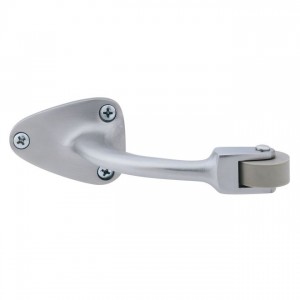 Ives RB470 2" Curved Roller Bumper - Satin Chrome