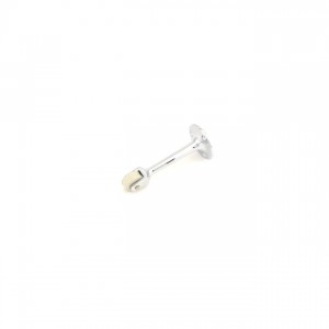 Ives RB471 4-1/2" Strait Roller Bumper - Bright Chrome