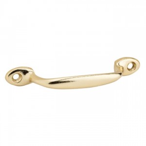 Ives SP25A3 Slim Pack Screen Door Pull - Bright Brass