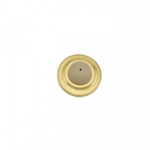 Ives WS401402CVX Convex Rubber Wall Stop - Bright Brass