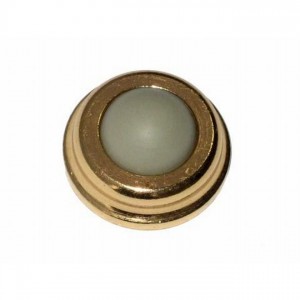 Ives WS407CVX 1" Convex Wall Stop - Bright Brass