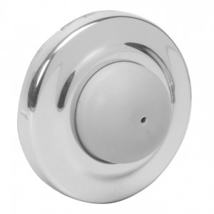 Ives WS406407CV 2-1/2" Convex Wall Bumper - Bright Chrome