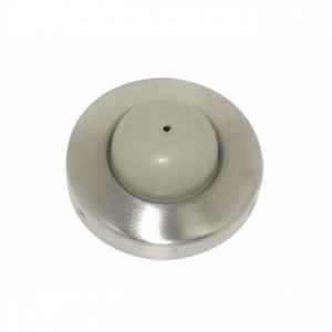 Ives WS406407CV 2-1/2" Convex Wall Bumper - Satin Chrome