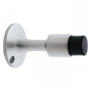 Ives WS443 Solid Wall Stop with Masonry Mounting - Satin Chrome