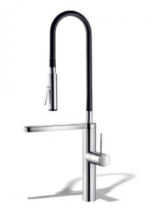 KWC ONO Single Hole Highflex Side-Lever Kitchen Mixer - 10.151.423