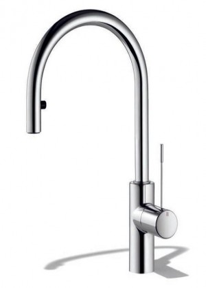 KWC ONO Single Hole Side-Lever Pull-Down Bar Mixer - 10.151.991
